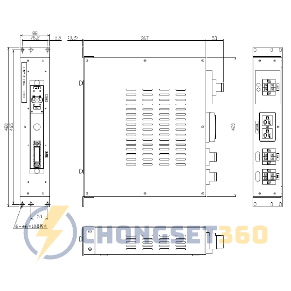 Máy biến áp chống sét lan truyền Sankosha, Chống sét lan truyền